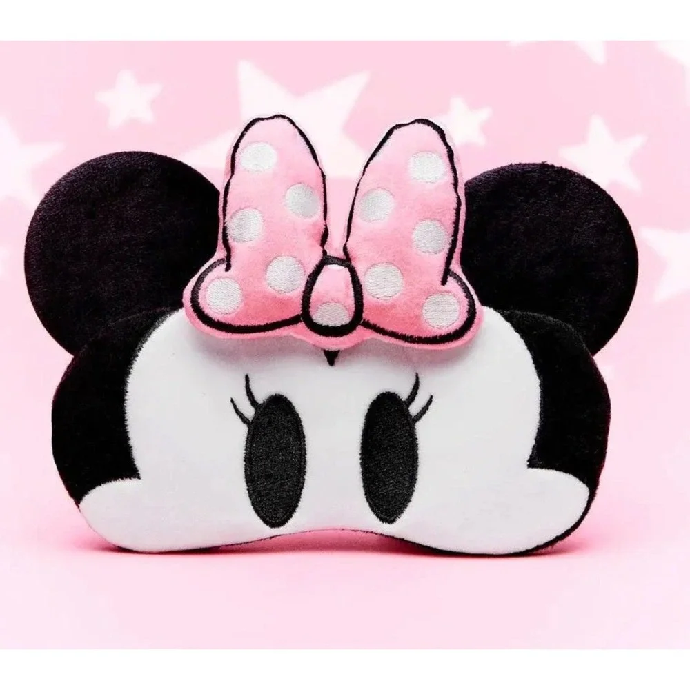 The Crème Shop Minnie Mouse 3D Plushie‎ Wide Sleep Mask